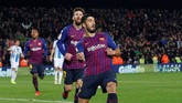 FOTO: Barcelona Tak Kesulitan Kalahkan Leganes Barcelona meraih kemenangan pada pertandingan pekan ke-20 Liga Spanyol 2018/2019 menghadapi Leganes di Stadion Camp Nou, Minggu (20/1) waktu setempat.