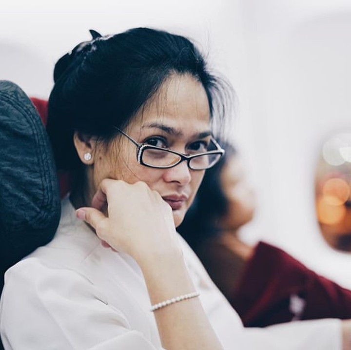 <p>Memang deh, wajah Donna Harun sepertinya nggak ada yang berubah ya. (Foto: Instagram/ @rickyharun)  </p>