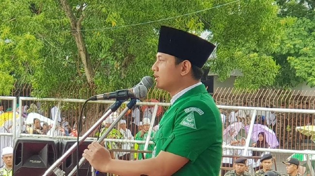 Sempat tak ada kabar sejak 9 Januari lalu, Wabup Trenggalek Nur Arifin terlihat hadir dalam Istighotsah Ijazahan Kubro bersama Ma'ruf Amin.