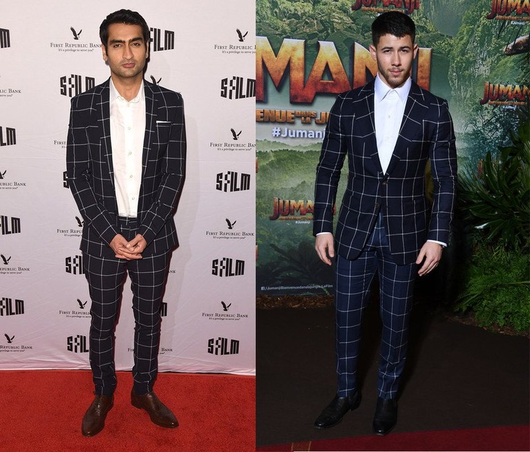 Bukan anak kembar, tetapi para selebriti ini kedapatan pernah memakai baju yang sama dengan seleb lainnya. Siapa aja ya? Intip enam potretnya.