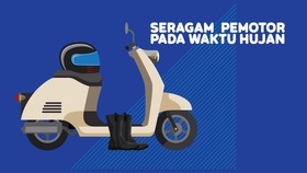INFOGRAFIS: Seragam Pemotor di Waktu Hujan
