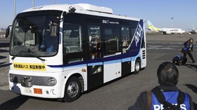 Jepang Mulai Uji Bus Bandara Berteknologi Otonom