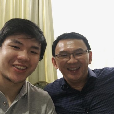 Senyum Semringah Anak Pasca Ahok Resmi Bebas