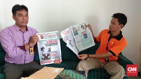 Bawaslu Serahkan Tabloid Indonesia Barokah ke Dewan Pers