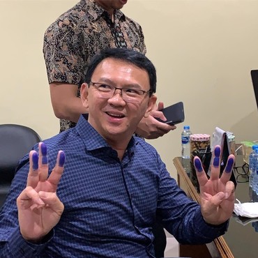 Hari Pertama Bebas, Ahok Rayakan Bersama Djarot dan Keluarga