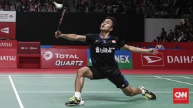 Hasil Fuzhou China Open 2019: Anthony Ginting Langsung Kalah