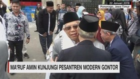 Ma'ruf Amin Kunjungi Pesantren Modern Gontor