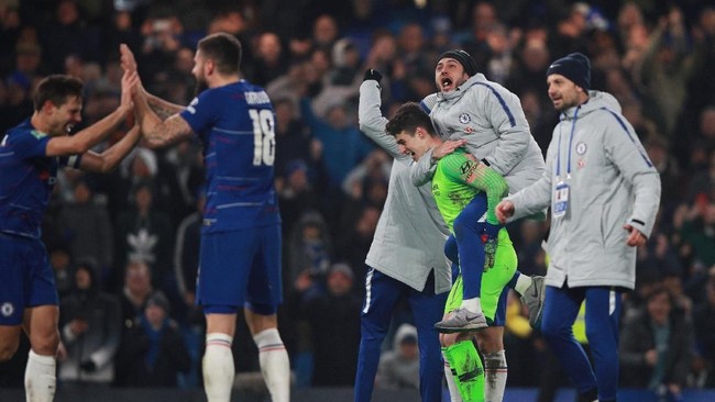 FOTO: Chelsea Bangkit dan Menang Atas Tottenham di Piala Liga