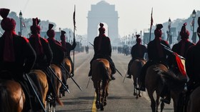 FOTO: Paspampres India Unjuk Kegagahan di Parade Kemerdekaan