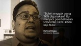 Reaksi Politik soal Borong Sabun Rp2 Miliar Jokowi Jokowi memborong 100 ribu botol sabun cuci dengan harga total Rp2 miliar. Aksi ini menjadi kontroversi, karena kubu Prabowo menilai itu pelanggaran kampanye.