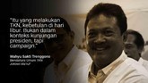 Reaksi Politik soal Borong Sabun Rp2 Miliar Jokowi Jokowi memborong 100 ribu botol sabun cuci dengan harga total Rp2 miliar. Aksi ini menjadi kontroversi, karena kubu Prabowo menilai itu pelanggaran kampanye.