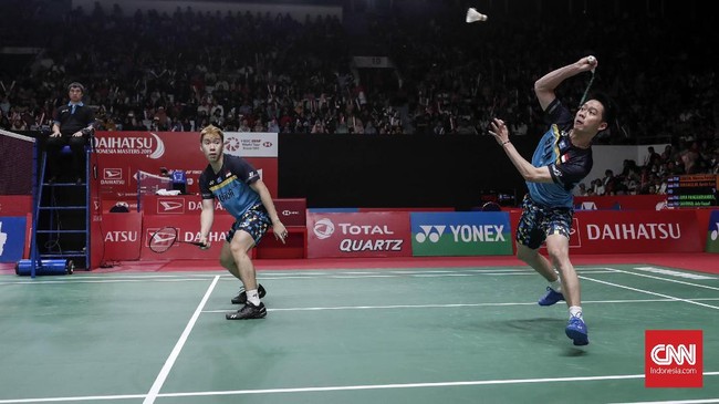 Kevin Sanjaya Sukamuljo/Marcus Fernaldi Gideon mengaku senang bisa berjumpa Mohammad Ahsan/Hendra Setiawan di babak final Indonesia Masters 2019.