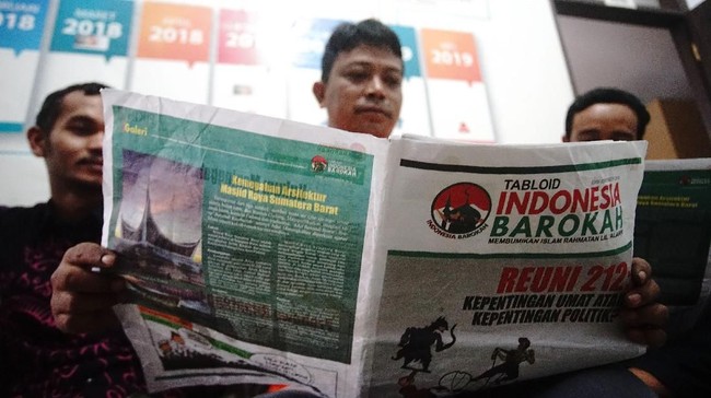 Pemberhentian sementara distribusi tabloid Indonesia Barokah dilakukan atas kerja sama dengan PT Pos Indonesia.