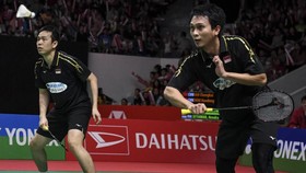 Kalahkan Kamura/Sonoda, Ahsan/Hendra ke Final All England