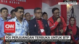PDI Perjuangan Terbuka Untuk BTP