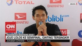 Jojo Lolos Semifinal, Ginting Tersingkir