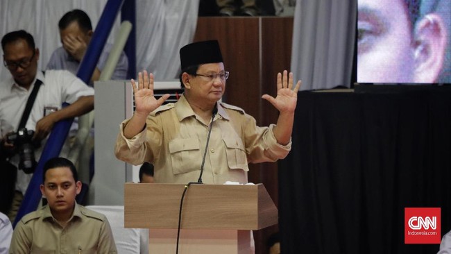 Prabowo Subianto heran dengan kasus Ahmad Dhani karena menurutnya, Dhani tidak menyampaikan kalimat yang menyinggung orang lain.