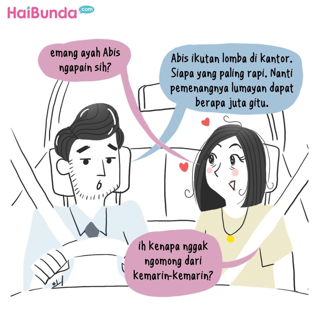 Penampilan ayah beda banget dan bikin Bunda jealous nih. Memang kenapa ya Bunda jealous alias cemburu?