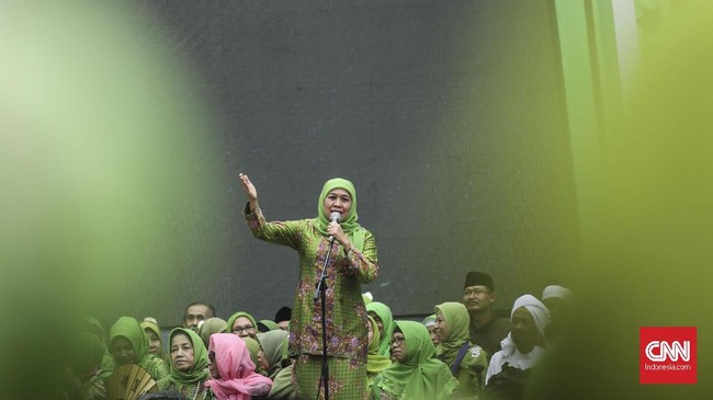 Khofifah Indar Parawansa memastikan Muslimat NU tidak akan terafiliasi dengan partai apapun di Pemilu 2024 mendatang.