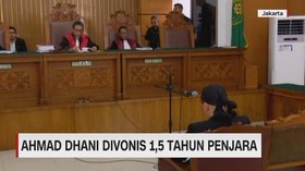 Ahmad Dhani Divonis 1,5 Tahun Penjara