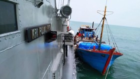 TNI AL Tangkap Kapal Ilegal di Tanjung Balai Asahan