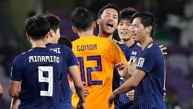 FOTO: Jepang Lolos ke Final Piala Asia 2019