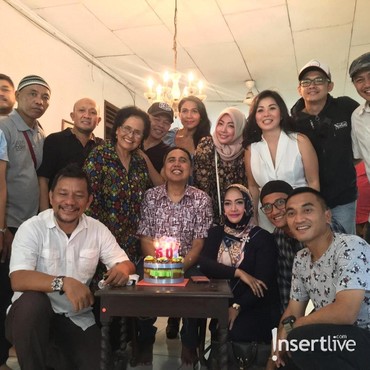 Kebahagiaan Gugun Gondrong Rayakan Ulang Tahun Ke-50