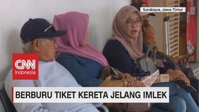 Berburu Tiket Kereta Jelang Imlek