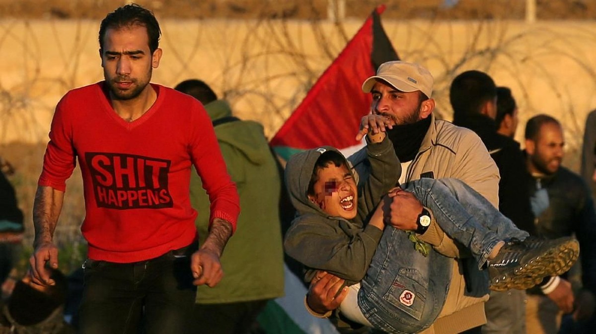 FOTO: Demo di Gaza yang Merenggut Penglihatan Najjar