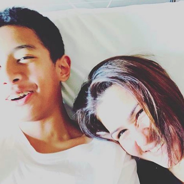 <p>Kalau kata Rima dalam caption-nya, Keenan adalah sosok pendengar yang baik, satu-satunya anak yang bisa membuat Rima 'bersandar'. (Foto: Instagram @rimamelati)</p>