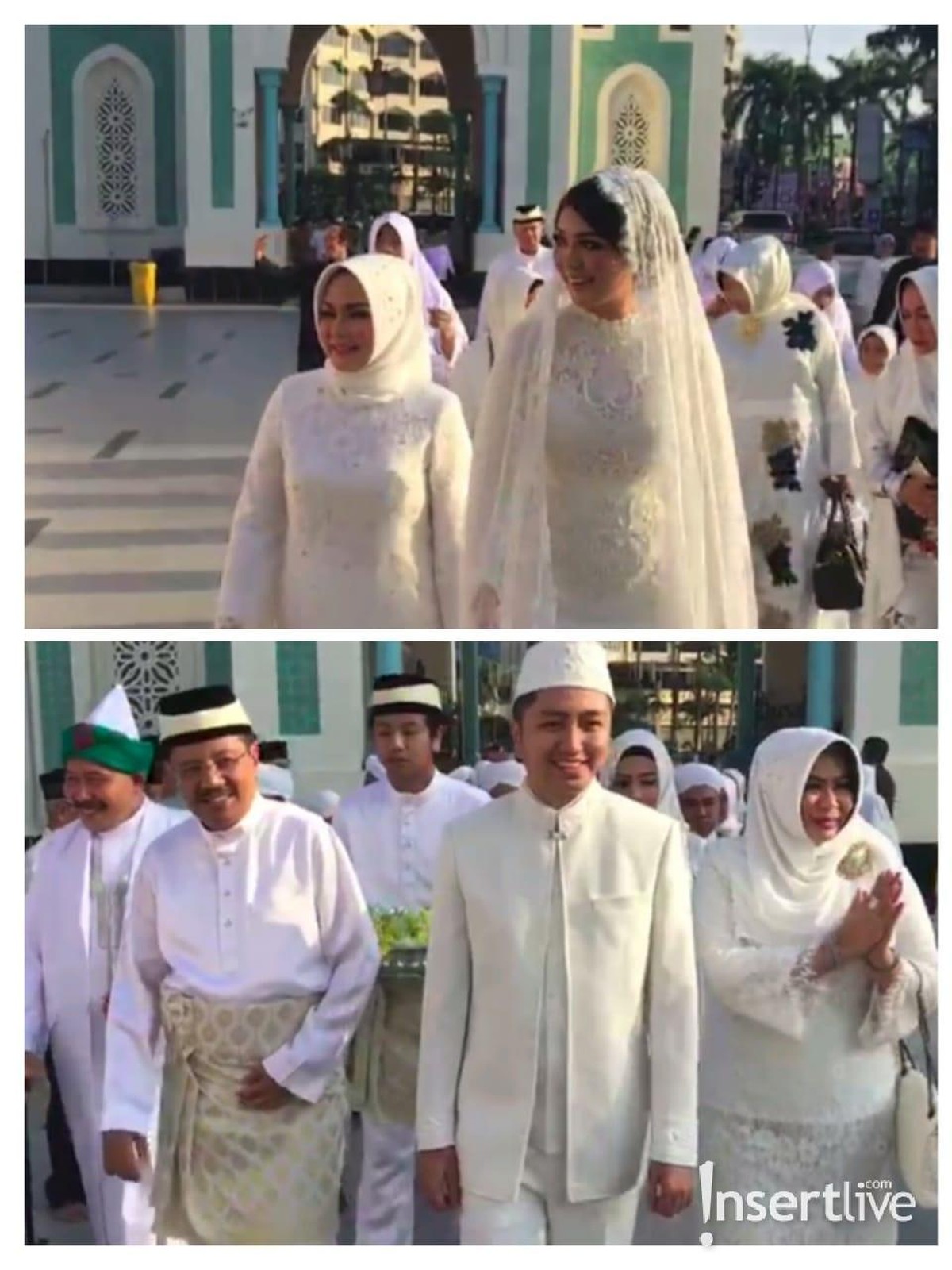 Resmi menjadi pasangan suami-istri&comma; berikut beberapa momen bahagia dari pernikahan Ariska Putri dan Tengku Ryan&period;