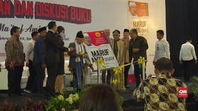 VIDEO: Ma'ruf Amin Luncurkan Buku soal Ekonomi Kerakyatan