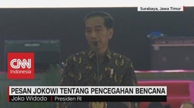 Pesan Jokowi Tentang Pencegahan Bencana