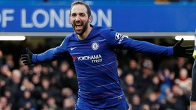 FOTO: Chelsea Pesta Gol ke Gawang Huddersfield