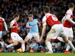 Data-Fakta City Vs Arsenal: De Bruyne Ancaman untuk The Gunners