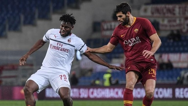 Duel big match AS Roma lawan AC Milan berakhir imbang dalam laga Liga Italia di Stadion Olimpico, Minggu (3/2) waktu setempat.