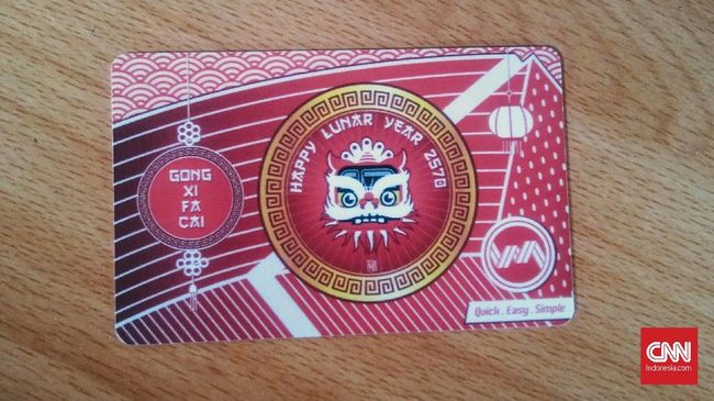 PT Kereta Commuter Indonesia meluncurkan Kartu Multi Trip (KMT) tematik edisi khusus Imlek secara terbatas yang bisa dibeli pengguna KRL mulai hari ini.
