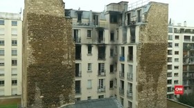 VIDEO: Kebakaran Apartemen di Paris Tewaskan 10 Orang