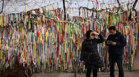 FOTO: Imlek Sunyi di Zona Demiliterisasi Korea