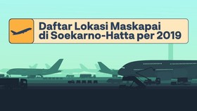 INFOGRAFIS: Daftar Lokasi Maskapai di Bandara Soetta