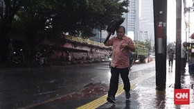 Hujan Deras di Wilayah Karhutla, Pohon Tumbang Bangunan Roboh