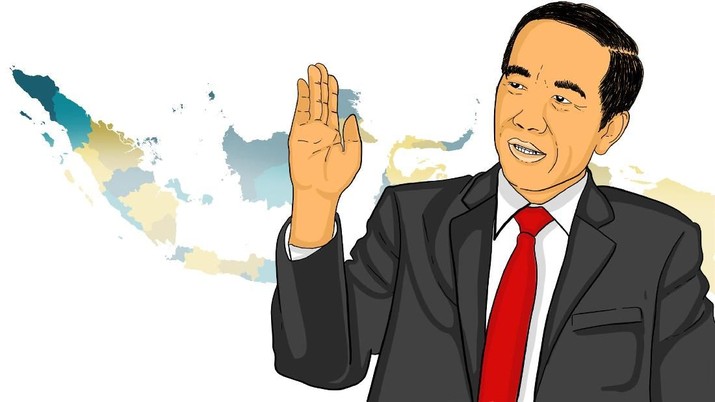 infografis Pertumbuhan Ekonomi RI Era Jokowi