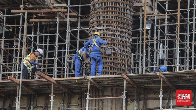 Badan Pusat Statistik (BPS) mencatat tiga sektor lesu di kuartal I 2023 meski ekonomi RI tumbuh 5,03 persen, salah satunya konstruksi.