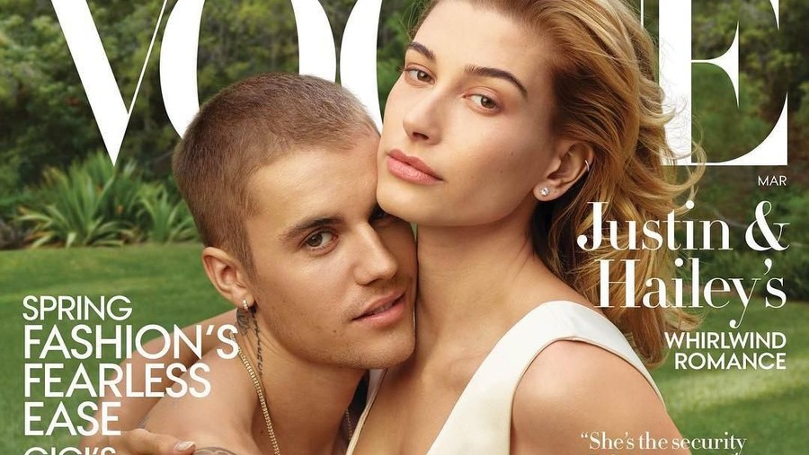 Justin Bieber dan Hailey Baldwin tampil bersama di majalah Vogue edisi terbaru.