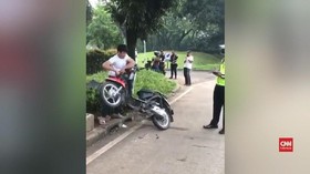 Pengendara Motor Mengamuk Jalani Tes Kejiwaan di Polda