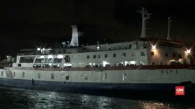 VIDEO: Kapal Feri Terbakar di Merak