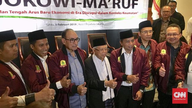 Didukung Alumni Mesir, Ma'ruf Sebut Pilpres Sudah Selesai Ma'ruf menyebut dukungan dari Jaringan Alumni Mesir merupakan pertanda baik. Bahkan, dia mengatakan dengan dukungan itu berarti Pilpres telah selesai.
