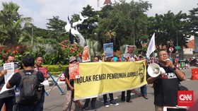 Aksi Demo Warnai Puncak Peringatan Hari Pers Nasional