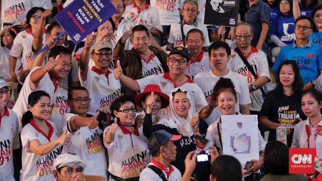 Alumni Universitas Trisakti, Institut Kesenian Jakarta (IKJ), dan Jaringan Alumni Mesir Indonesia (JAMI) mendeklarasikan dukungan untuk Jokowi-Ma'ruf.