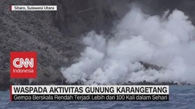 Waspada Aktivitas Gunung Karangetang